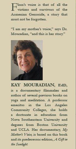 Back flap of My Mother's Voice with author portrait and biography